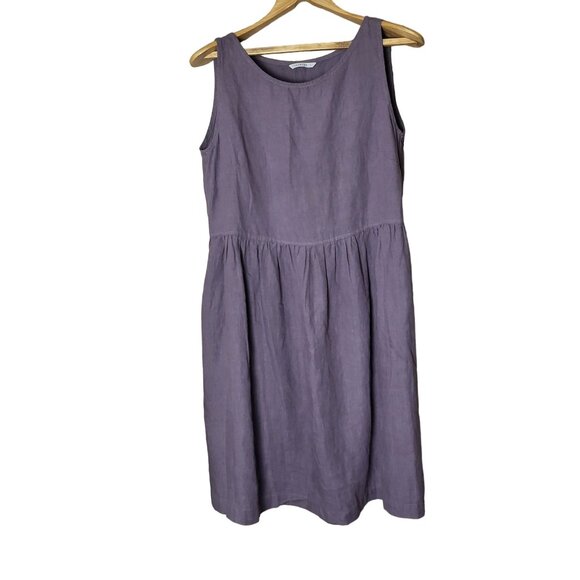 Linen Fox Dresses & Skirts - LinenFox Sleeveless Midi Dress Dusty Lavendar Size Large